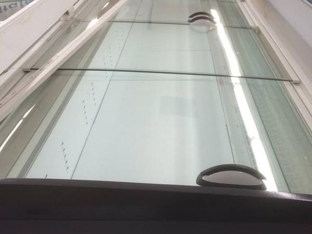 Kühlfach im Supermarkt