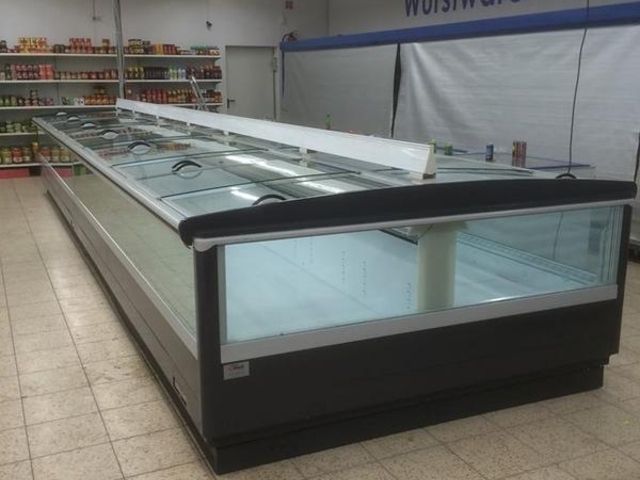 Kühlfach im Supermarkt